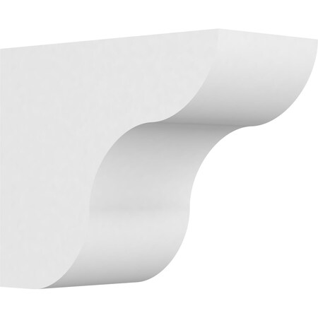 Ekena Millwork Standard Carmel Architectural Grade PVC Rafter Tail, 6"W x 10"H X 12"L RFTP06X10X12CAR
